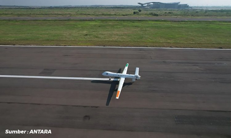 Ditenagai Teknologi Geospasial, Pemerintah Uji Coba Drone Elang Hitam